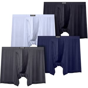 Fousupdt Men's Boxer Brief 4-Pack for $13 Fousupdt Men's Boxer Brief 4-Pack for $13
