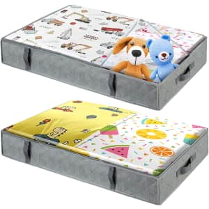 Baleine Under Bed Zippered Storage Bag 2-Pack for $10 Baleine Under Bed Zippered Storage Bag 2-Pack for $10