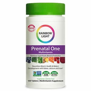 Rainbow Light Prenatal One Prenatal Vitamins + Superfoods, Probiotics, Non-GMO, Vegetarian & Gluten for $52 Rainbow Light Prenatal One Prenatal Vitamins + Superfoods, Probiotics, Non-GMO, Vegetarian & Gluten for $52