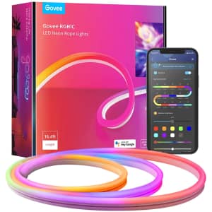 Govee 16.4-Ft. LED Neon Rope Lights with Music Sync for $120