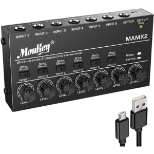 Moukey Mini Audio Line Mixer for $12 Moukey Mini Audio Line Mixer for $12