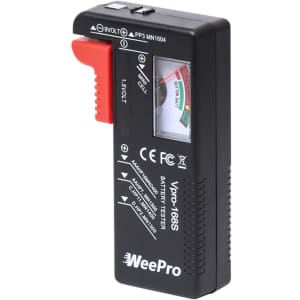 WeePro Battery Tester and Checker for $5 WeePro Battery Tester and Checker for $5