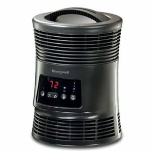 Honeywell HHF370B 360 Degree Surround Fan Forced Heater with Surround Heat Output Charcoal Grey for $80