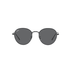 Ray-Ban RB3582 David Round Sunglasses, Black/Dark Grey, 51 mm for $161