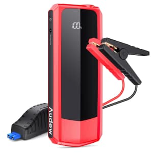 Audew 20,000mAh Car Jump Starter Power Bank for $60 Audew 20,000mAh Car Jump Starter Power Bank for $60