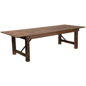 Flash Furniture Hercules 9-Foot Solid Pine Folding Farm Table for $570 Flash Furniture Hercules 9-Foot Solid Pine Folding Farm Table for $570
