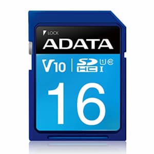 ADATA Premier 16GB SDHC UHS-I U1 Memory Card (ASDH16GUICL10-R) for $14