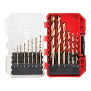 Craftsman 14-Piece Gold Oxide Drill Bit Set for $10 for members