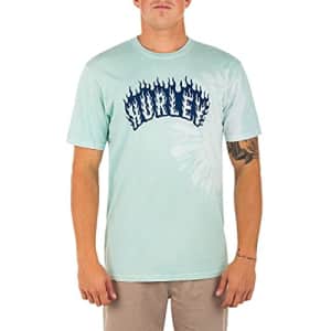 Hurley Men's Everyday Washed Hot Short Sleeve T-Shirt, Light Dew, Small for $21