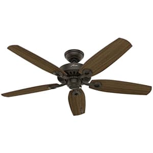 Hunter Fan Company 53242 Builder Elite Modern 52 Inch Ultra Quiet Indoor Home Ceiling Fan with Pull for $150 Hunter Fan Company 53242 Builder Elite Modern 52 Inch Ultra Quiet Indoor Home Ceiling Fan with Pull for $150