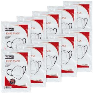Nifola KN95 Non-Medical Face Mask 100-Pack for $22 Nifola KN95 Non-Medical Face Mask 100-Pack for $22