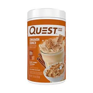 Quest Nutrition Cinnamon Crunch Protein Powder, High Protein, Low Carb, Gluten Free, Soy Free, 25.6 for $24