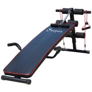 Soozier Foldable Adjustable Sit Up Bench for $72 Soozier Foldable Adjustable Sit Up Bench for $72