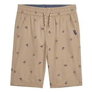 Nautica Boys' Drawstring Pull-on Shorts, Stone, Small (4) for $15