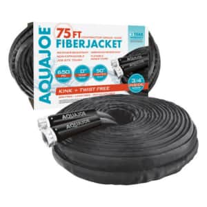 Aqua Joe 75-Foot Non-Expanding FiberJacket Hose for $23