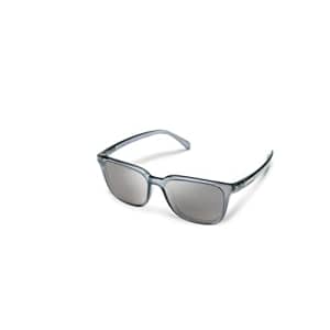 Suncloud Boundary Polarized Sunglasses, Transparent Gray/Polarized Silver Mirror, one Size for $55
