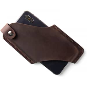 Gentlestache Leather Phone Holster for $17