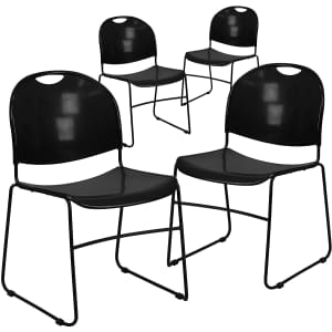 Flash Furniture Hercules Stacking Chairs 4-Pack for $100