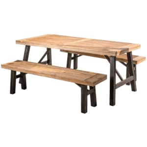 Christopher Knight Home Arlington 3-Piece Acacia Wood Dining Set for $348