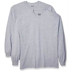 Gildan Men's DryBlend Adult Long Sleeve T-Shirt, 2-Pack, Sport Grey, 3X-Large for $20 Gildan Men's DryBlend Adult Long Sleeve T-Shirt, 2-Pack, Sport Grey, 3X-Large for $20