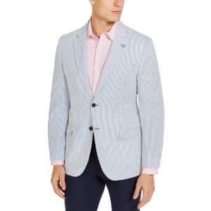 Nautica Men's Modern-Fit Stretch Stripe Seersucker Sport Coat for $50 Nautica Men's Modern-Fit Stretch Stripe Seersucker Sport Coat for $50