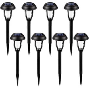 Gigalumi Outdoor LED Solar Path Lights 8-Pack for $30 Gigalumi Outdoor LED Solar Path Lights 8-Pack for $30