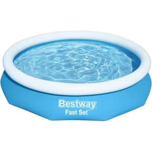 Bestway Fast Set 10' x 26" Inflatable Pool Set for $49