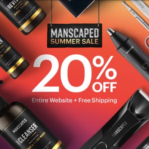 Manscaped Summer Sale: 20% off sitewide