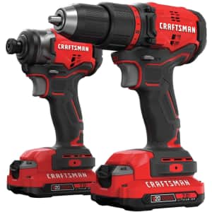 Craftsman V20 2-Tool Cordless Drill Combo Kit for $170 for members