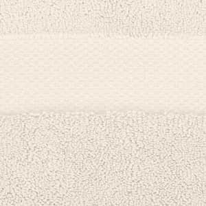 Amazon Brand Pinzon Heavyweight Luxury Cotton Washcloths - Set of 2, 12 x 12 Inch, Ivory for $7