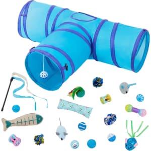 Frisco 20-Pc. Tri-Tunnel Cat Toy Variety Pack for $15
