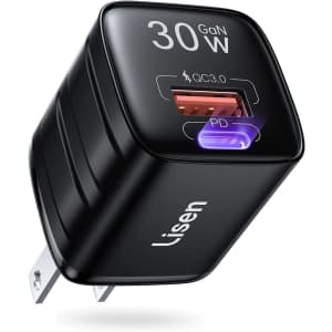 Lisen 30W 2-Port USB C Charger for $21