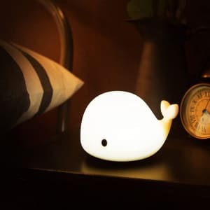 Ourry Whale LED Night Light for $16 Ourry Whale LED Night Light for $16