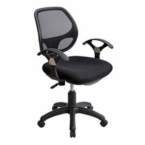 Techni Mobili Midback Mesh Task Office Chair. Black for $87