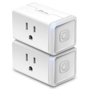 TP-Link WiFi Smart Plug Lite 2-Pack for $16