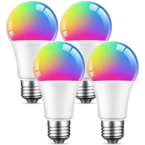 Beantech RGB+W WiFi Smart Bulb 4-Pack for $23
