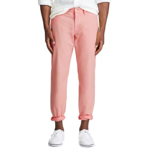 Polo Ralph Lauren Men's Straight-Fit Bedford Stretch Chino Pants for $23 Polo Ralph Lauren Men's Straight-Fit Bedford Stretch Chino Pants for $23