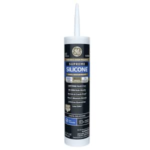 GE Supreme Silicone Window & Door Sealant 10.1-oz. Bottle for $13 for members