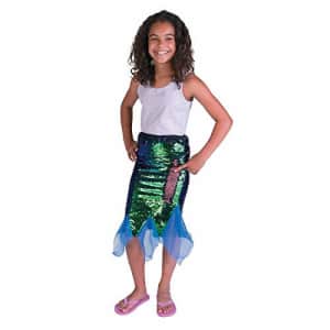 Fun Express Flipping Sequins Mermaid Skirt - Large (Fits Children's Size 8-10)-Party Supplies, for $11