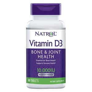 Natrol Vitamin D3 10,000 IU Tablets, 60 Count for $13 Natrol Vitamin D3 10,000 IU Tablets, 60 Count for $13