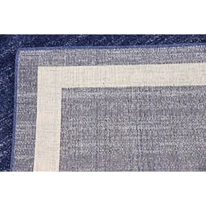 Unique Loom Del Mar Collection Contemporary Transitional Navy Blue Area Rug (3' 3 x 5' 3) for $106 Unique Loom Del Mar Collection Contemporary Transitional Navy Blue Area Rug (3' 3 x 5' 3) for $106