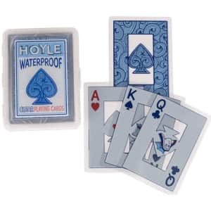 Hoyle Waterproof Clear Playing Cards for $6