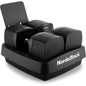 NordicTrack Alexa-Enabled 50-lb. iSelect Adjustable Smart Dumbbells for $429