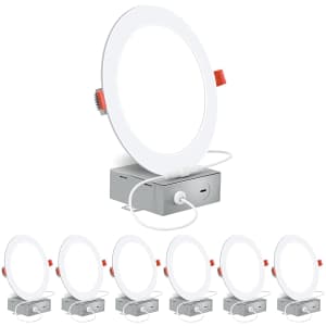 Energetic Smarter Lighting 6" LED Recessed Light 6-Pack for $65 Energetic Smarter Lighting 6" LED Recessed Light 6-Pack for $65