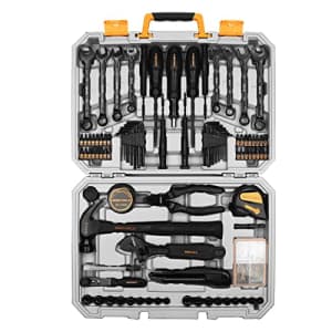 DEKOPRO 188 Piece Tool Set, General Household Hand Tool Kit, Home/Auto Repair Tool Set, with for $80