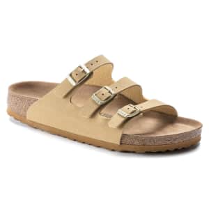 Birkenstock Women's Florida Fresh Vegan Sandals for $60 Birkenstock Women's Florida Fresh Vegan Sandals for $60