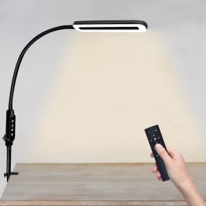 XZN LED Gooseneck Desk Lamp with Clamp for $34 XZN LED Gooseneck Desk Lamp with Clamp for $34
