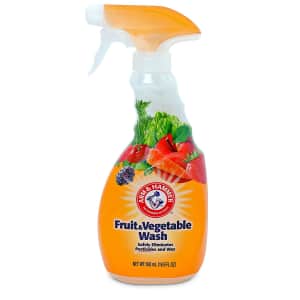 Arm & Hammer Fruit & Vegetable Wash 16.9-oz. Bottle for $11 Arm & Hammer Fruit & Vegetable Wash 16.9-oz. Bottle for $11
