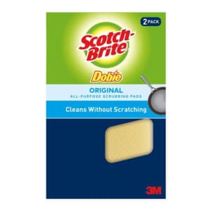 3M Scotch-Brite Dobie Cleaning Pad 2-Pack for $10