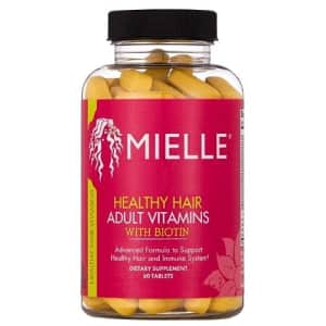 Mielle Organics Adult Healthy Hair Formula Vitamins with Biotin, 60 Count for $33